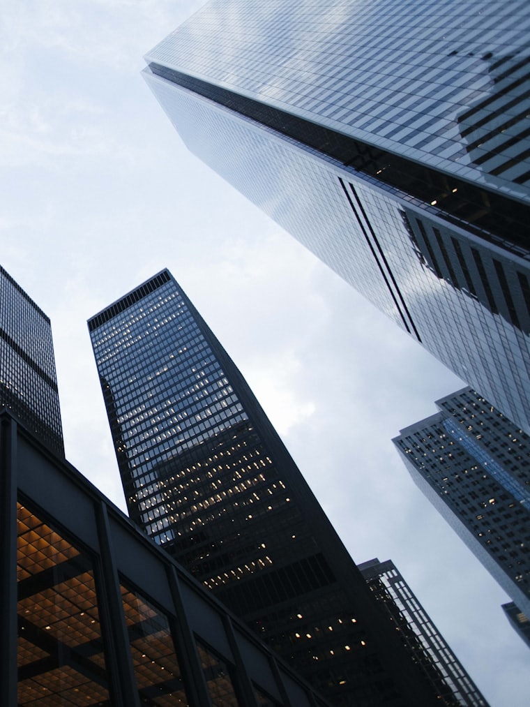 Modern office towers